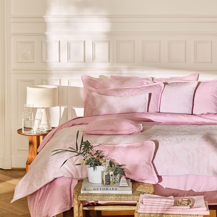 Housse de courtepointe Pois de senteur Rose 90X180 100% coton, , hi-res image number 0