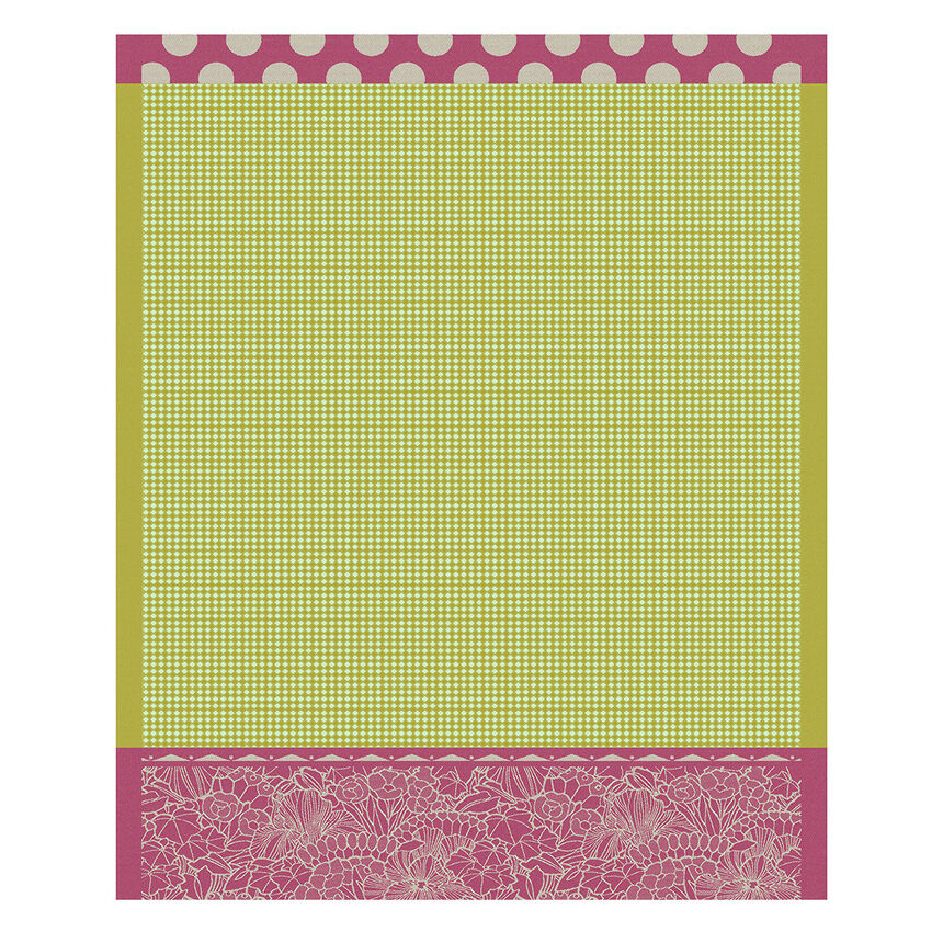 Essuie-mains Salade d'&eacute;t&eacute; Avocat 60x80 100% coton, , hi-res image number 0