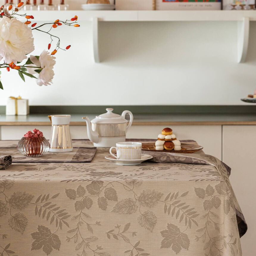 Set de table enduit Manor lane Ros&eacute; Des Pr&eacute;s 50x36 100% coton, longues fibres, , hi-res image number 2