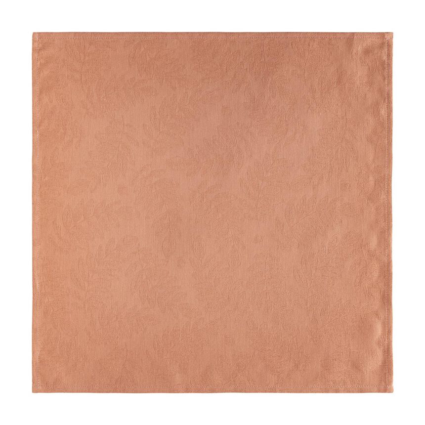 Serviette de table Vegetal mood Papaye 50x50 100% coton, longues fibres, , hi-res image number 0