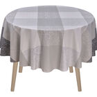 Nappe enduite Fleurs de Kyoto Brume 175x175 100% coton, , hi-res image number 2