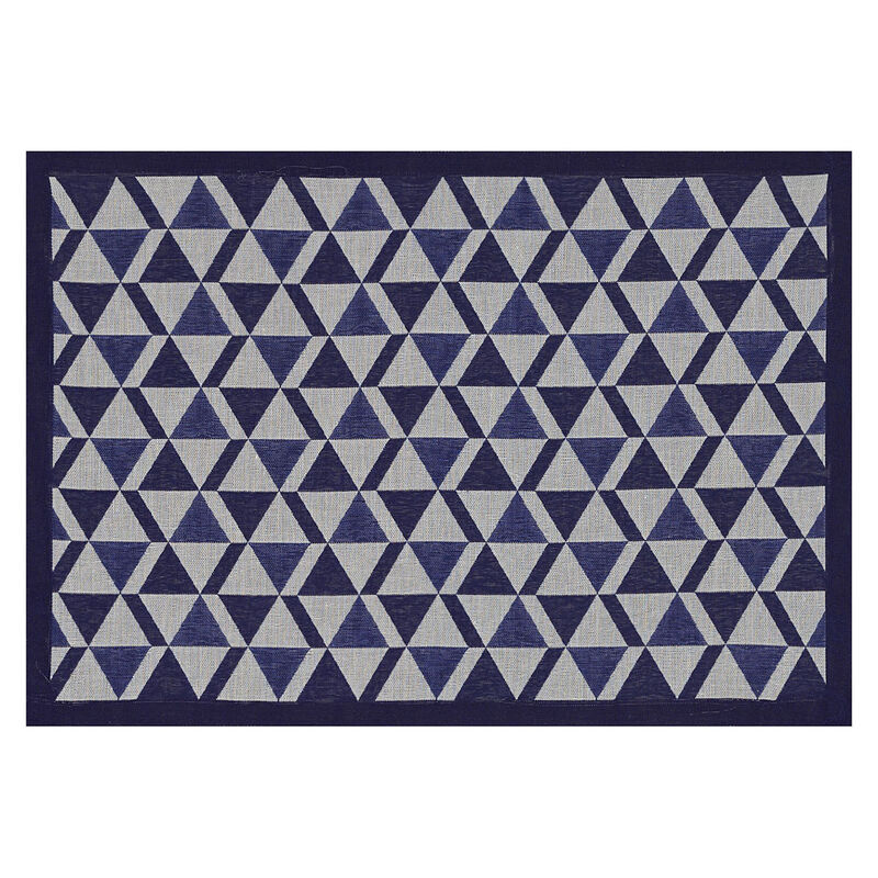 Set de table enduit Bistro marcel Indigo 50x36 100% coton, , hi-res image number 1