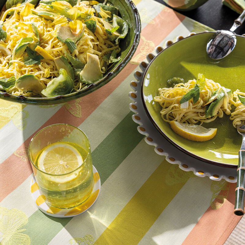 Nappe Bal des papillons Citrus Ø175 100% coton, , hi-res