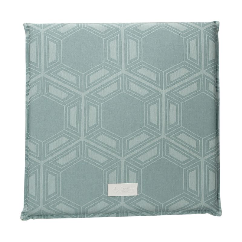 Coussin de chaise Syracuse Aqua 40x40 Acrylique, , hi-res image number 2