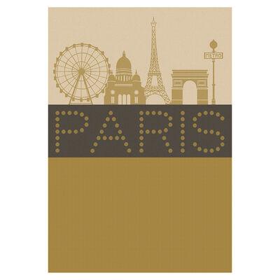 Torchon Paris Lumière Coton,  Torchon Paris Lumière Coton