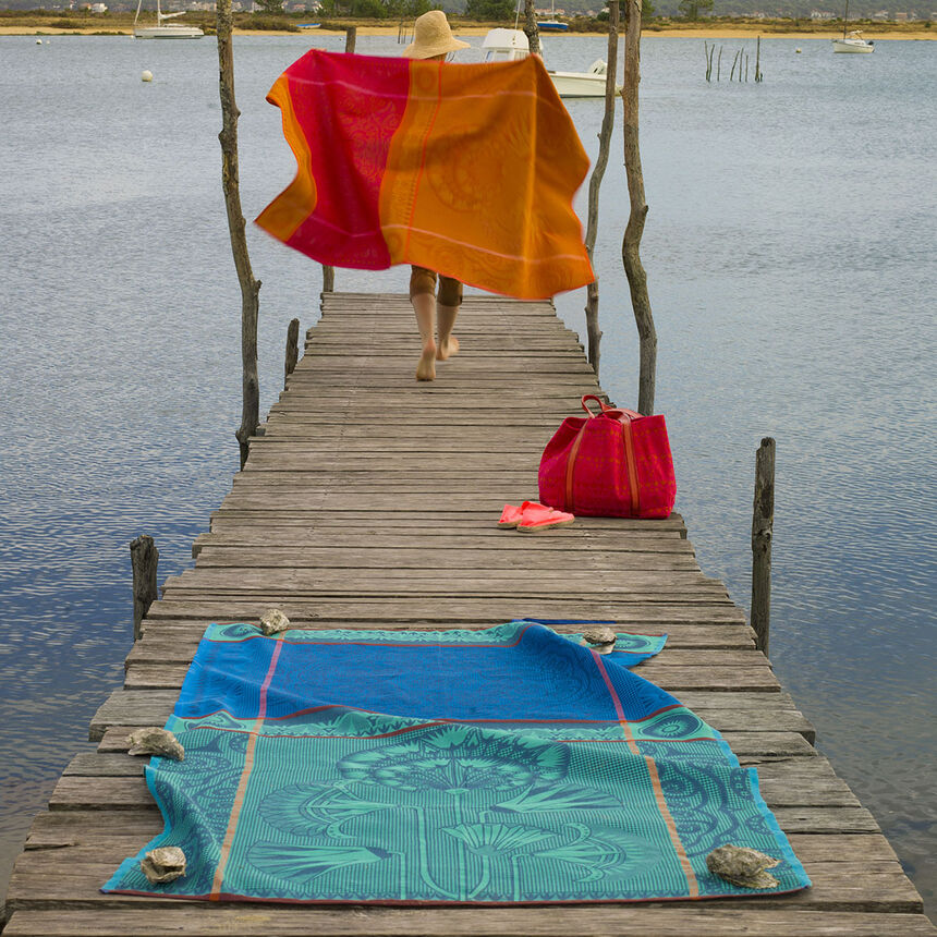 Drap de plage Holi Saphir 100x200 100% coton, , hi-res image number 3