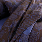 Drap de lit Sulawesi Terre Indigo 190X290 100% coton, longues fibres, , hi-res image number 1