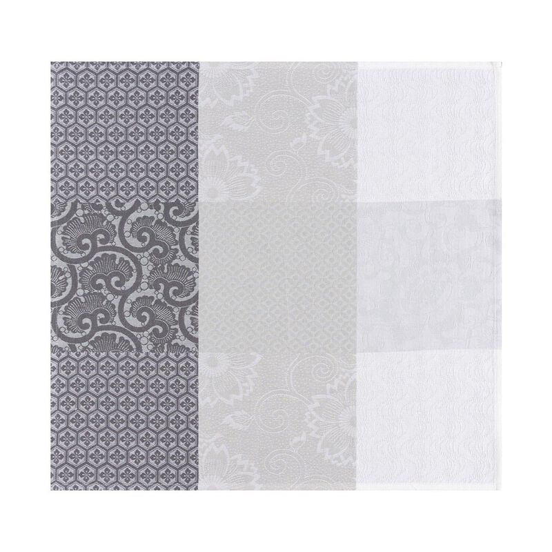 Serviette de table Fleurs de Kyoto Brume 58x58 100% coton, , hi-res