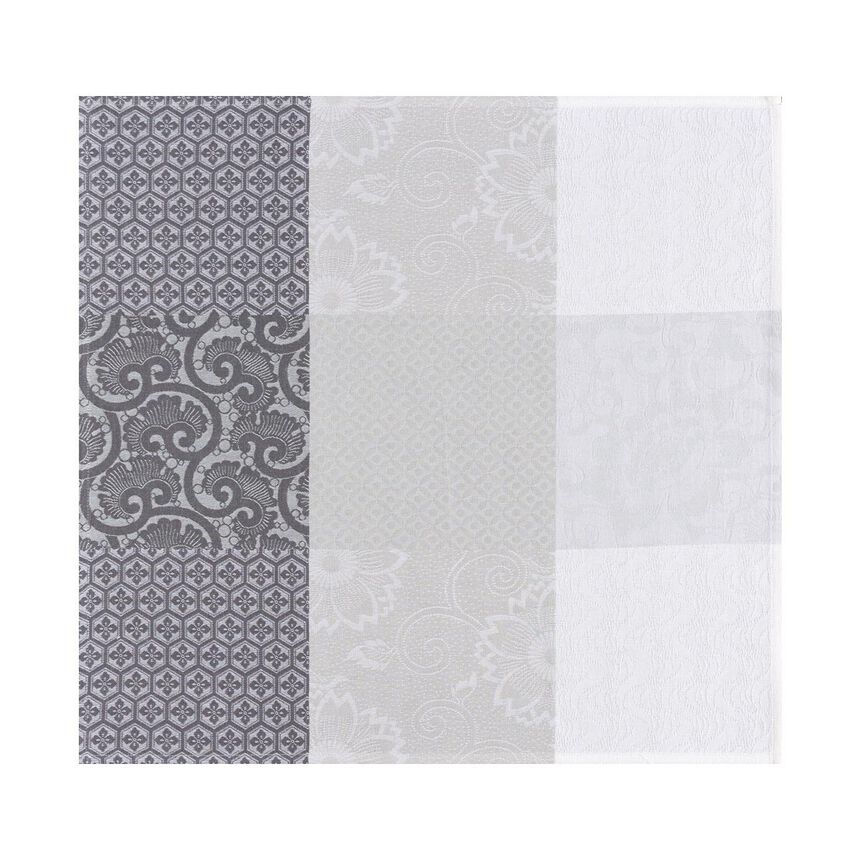 Serviette de table Fleurs de Kyoto Brume 58x58 100% coton, , hi-res image number 0