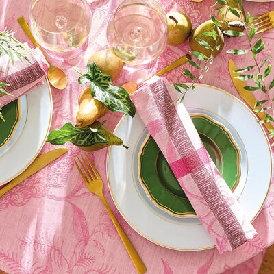 Serviette de table &Agrave; l'orangerie Lin