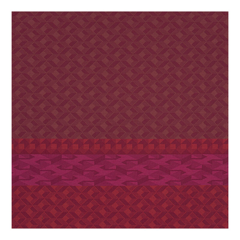 Serviette de table Caractère Carmin 58x58 100% coton, , hi-res image number 1