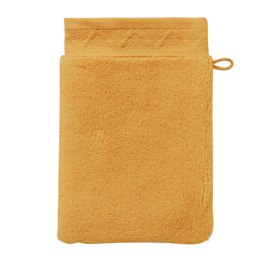 Gant de toilette Caresse Miel 15x22 100% coton, , hi-res image number 0