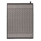 Torchon Empreintes Charbon 60x80 100% coton, , hi-res image number 0