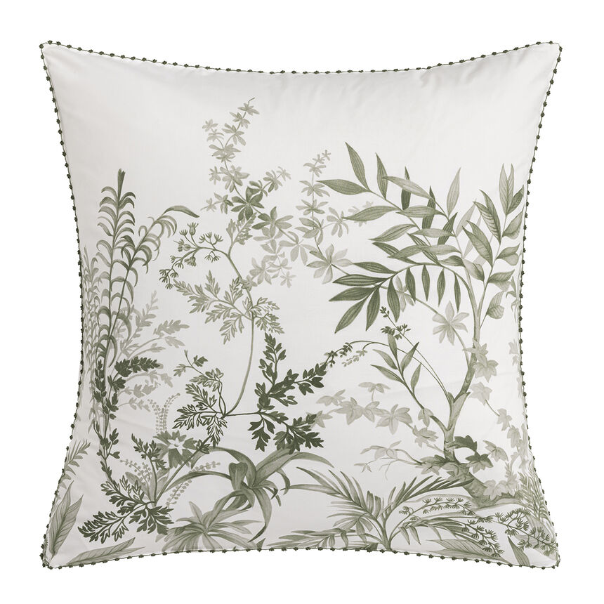 Taie d'oreiller Jardin d'Eden Lierre 80x80 100% coton, , hi-res image number 1