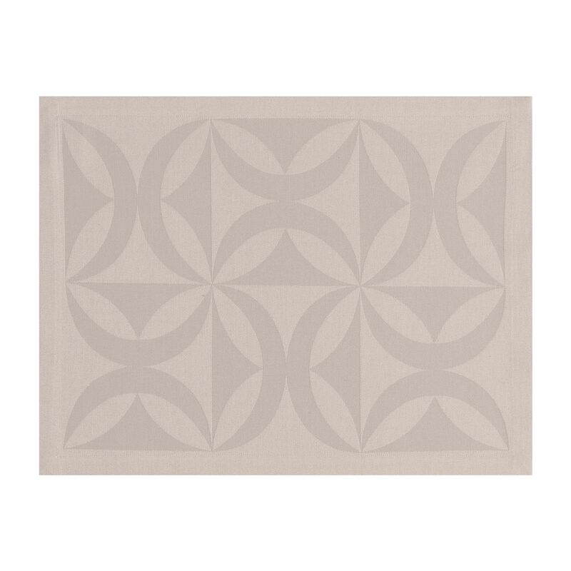 Set de table Ellipse Fleur de sel 47x36 100% coton, , hi-res image number 0