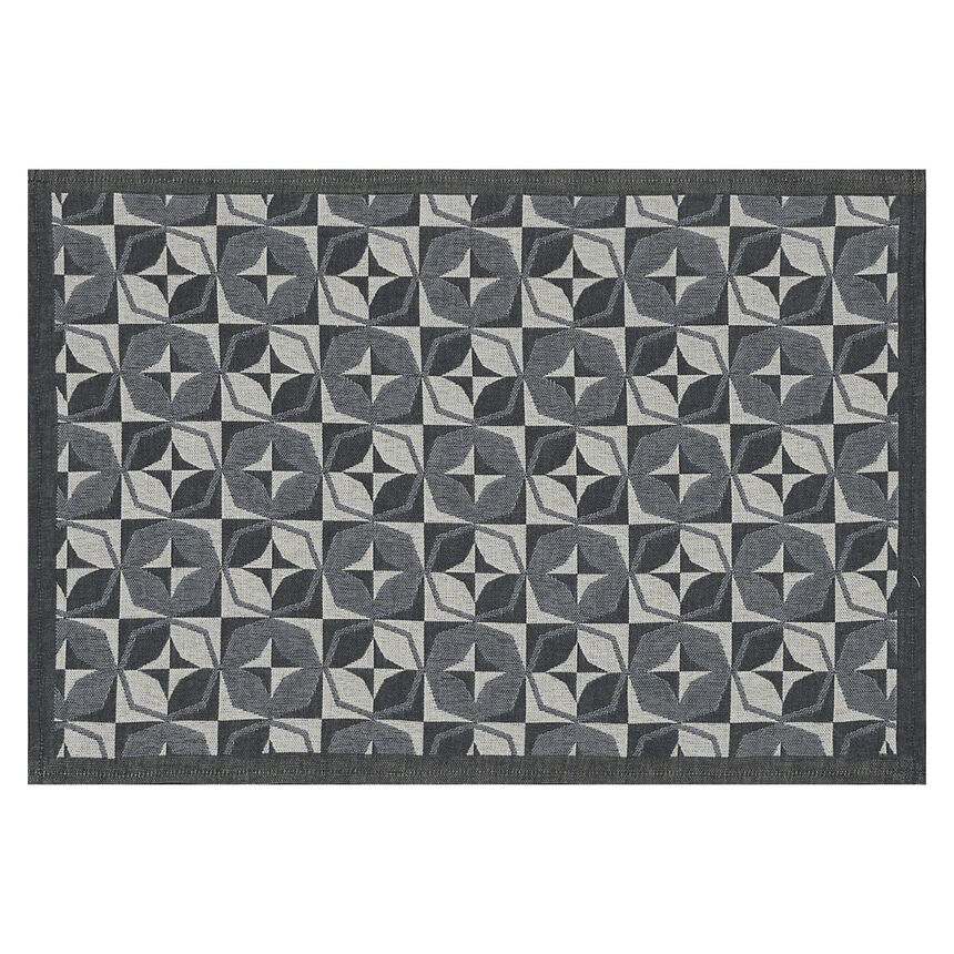 Set de table enduit Bistro jules Charbon 50x36 100% coton, , hi-res image number 0