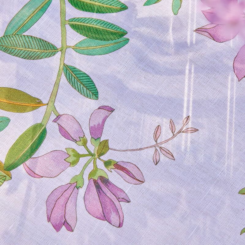 Chemin de table Pois de senteur Floral 50x150 50% coton - 50% lin, , hi-res image number 2