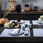 Set de table enduit Empreintes Tissage Cobalt 50x36 100% coton, , hi-res image number 2