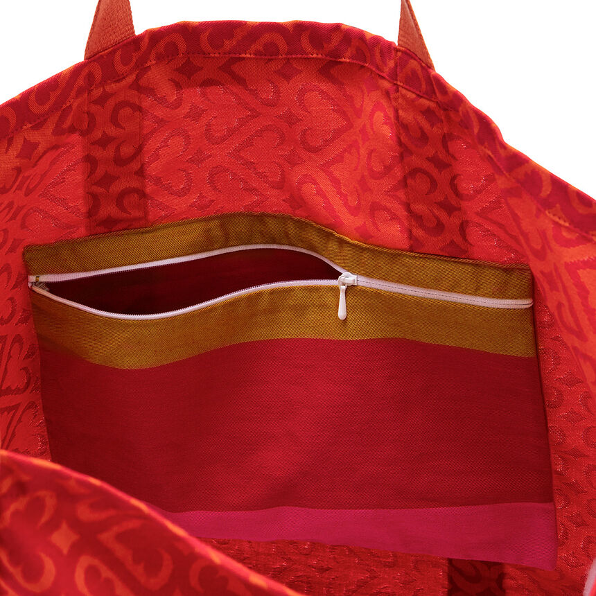 Sac de plage Mono&iuml; Capucine 76x54 100% coton, , hi-res image number 2