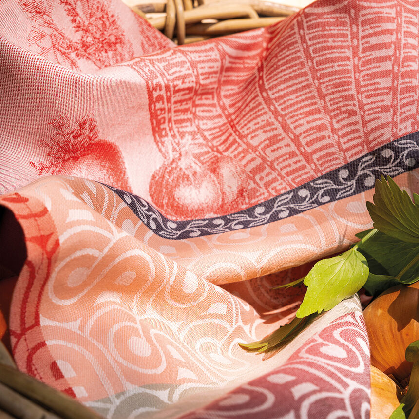 Torchon Potager d'hiver Betterave 60x80 100% coton, , hi-res image number 2