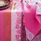 Nappe enduite Mumbai Enduit Fuchsia 175x175 100% coton, , hi-res image number 2