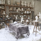 Nappe Porcelaine Kaolin Ø210 100% coton, , hi-res image number 2