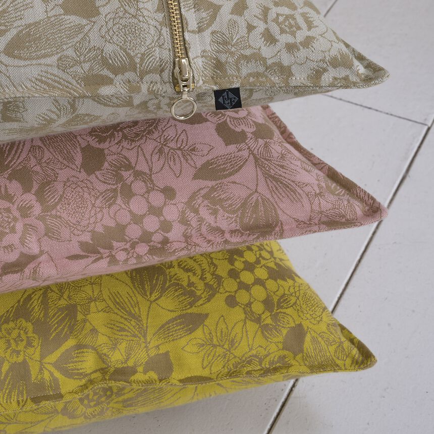 Housse de coussin Osmose Florale Pollen 50x50 100% coton, , hi-res image number 0