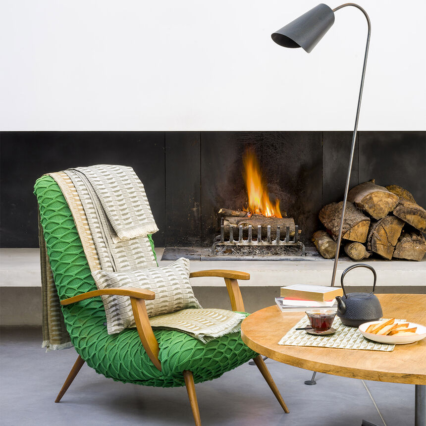 Housse de coussin Casual Lierre 50x30 100% lin, , hi-res image number 4