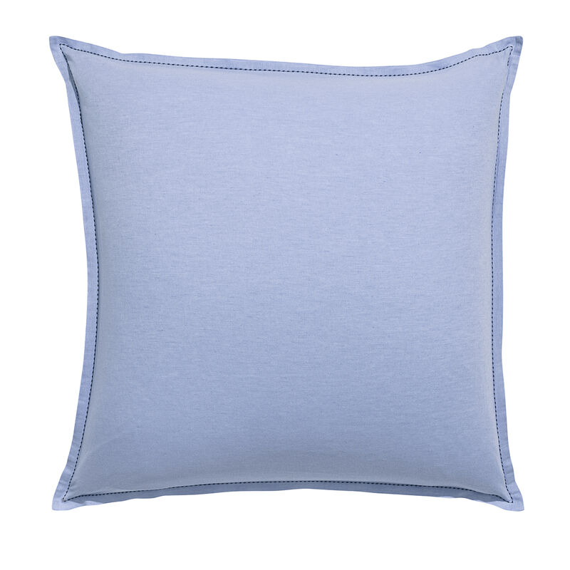 Taie d'oreiller Nuances Denim 50X75 50% coton - 50% lin, , hi-res image number 0