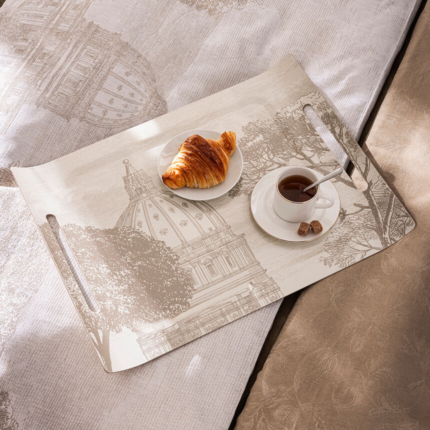 Plateau Symphonie S&eacute;pia 58x42 100% Bois, , hi-res image number 0