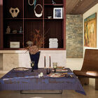 Nappe Sulawesi Terre Indigo 150x150 100% coton, longues fibres, , hi-res image number 3