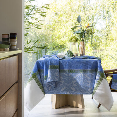Nappe Escapade Tropicale Perroquet &Oslash;175 100% lin
