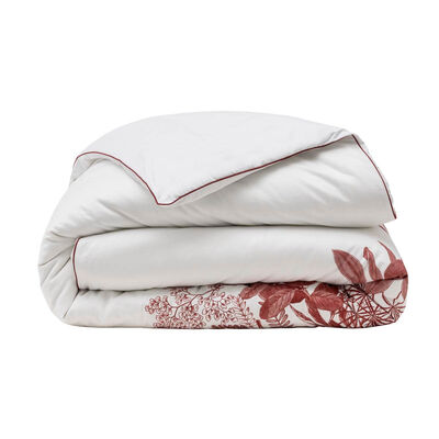 Housse de couette Feuilles en scène  Coton,  Housse de couette Feuilles en scène  Coton
