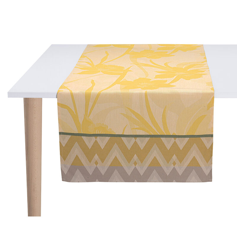 Chemin de table La Vie en Vosges Soleil 50x150 100% coton, , hi-res image number 2