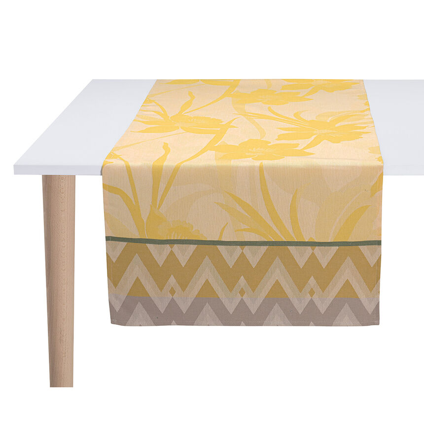 Chemin de table La Vie en Vosges Soleil 50x150 100% coton, , hi-res image number 2