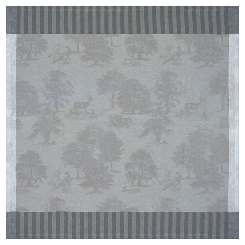 Nappe Souveraine Argent 175x175 100% lin, , hi-res image number 3