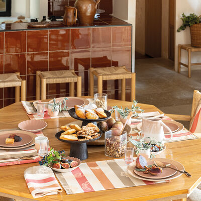 Set de table enduit Bal des papillons Enduit Coton,  Set de table enduit Bal des papillons Enduit Coton