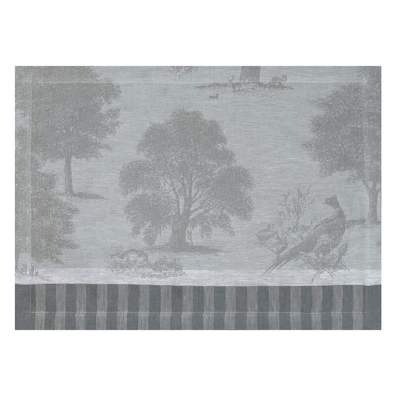 Set de table Souveraine  Argent 50x36 100% lin, , hi-res