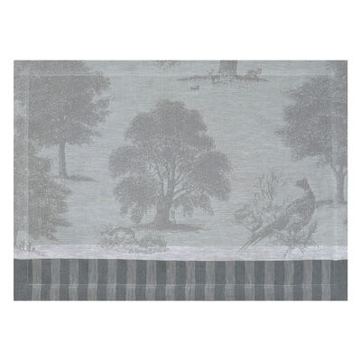 Set de table Souveraine  Argent 50x36 100% lin,  Set de table Souveraine  Argent 50x36 100% lin