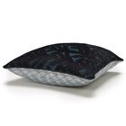 Housse de coussin Empreintes Lagon 50x30 82% coton / 18% viscose, , hi-res image number 4