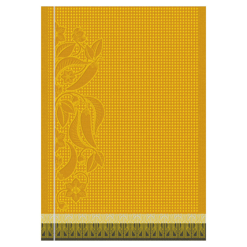 Essuie-mains Piments Jaune 54x38 100% coton, , hi-res