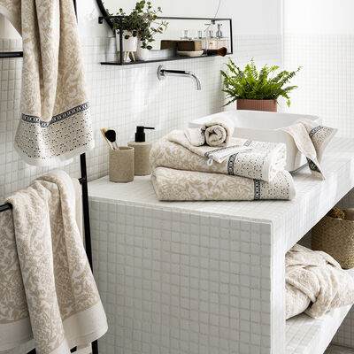 Serviette de bain Charme Coton