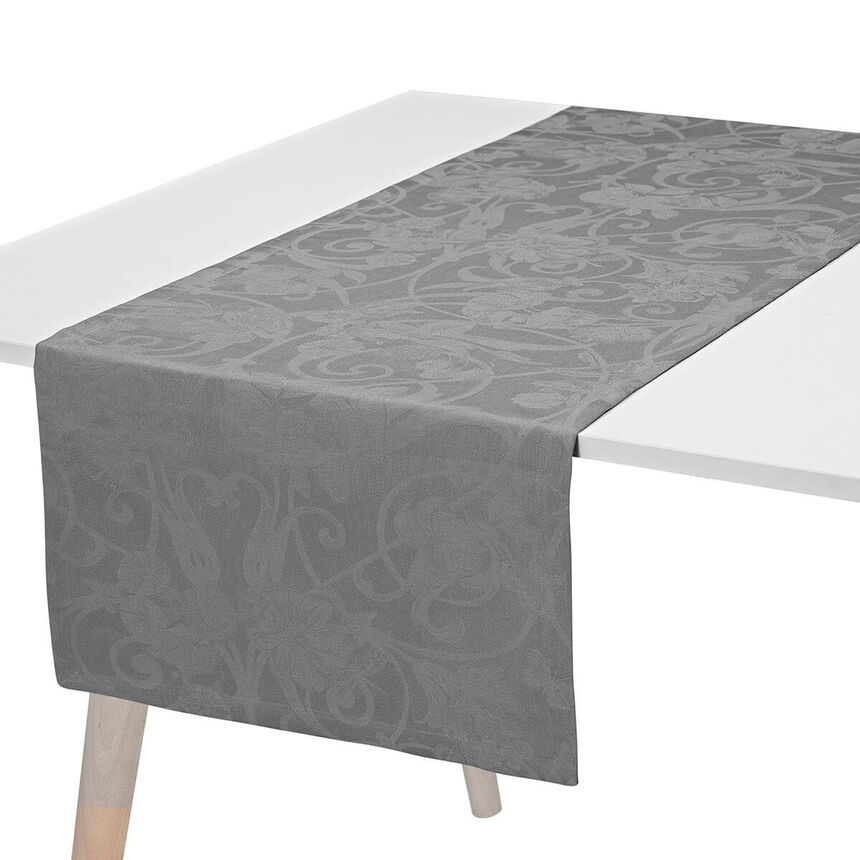 Chemin de table Tivoli Flanelle 50x150 100% lin, , hi-res image number 0