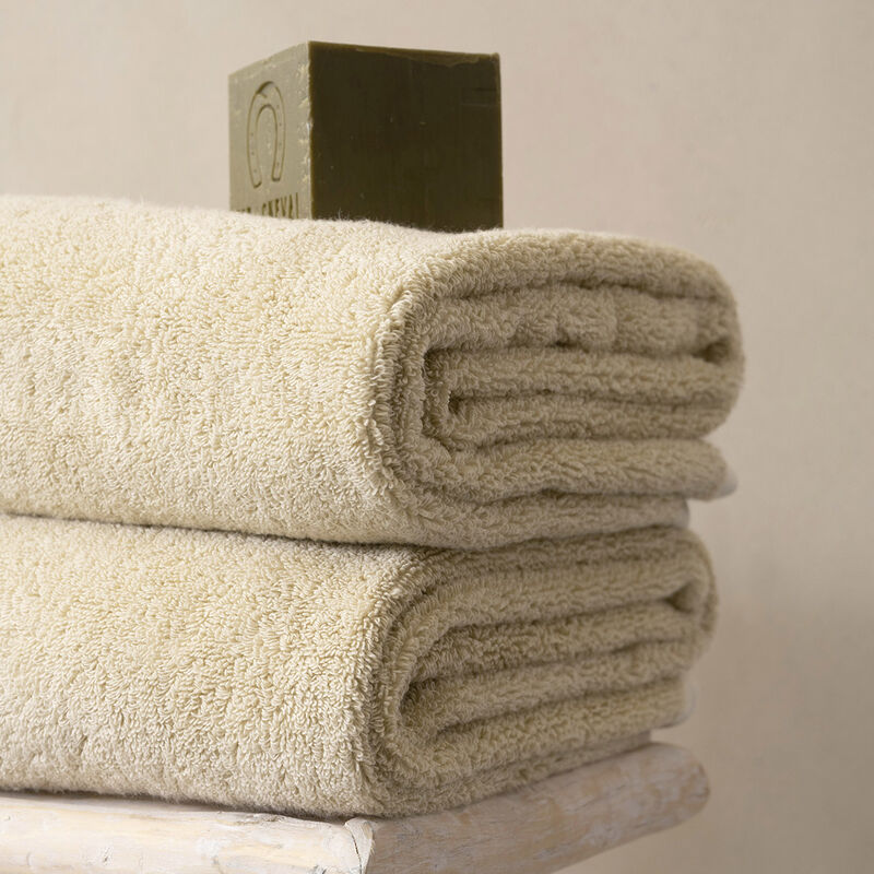 Serviette de toilette Argile Camomille 50x100 100% coton, , hi-res image number 2