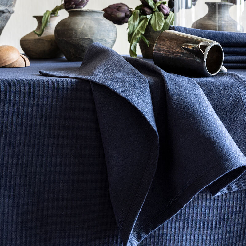 Serviette de table Slow Life re-use Ardoise 44x48 52% Coton, 45% Polyester recyclé, 3% Autres fibres, , hi-res