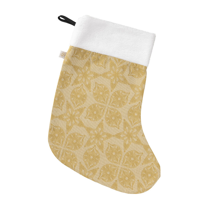 Chaussette de no&euml;l F&eacute;erie Pain d'&eacute;pices Taille unique 100% coton, , hi-res image number 1