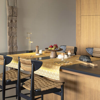 Chemin de table Nature Sauvage Coton,  Chemin de table Nature Sauvage Coton