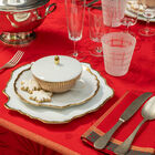 Nappe Poésie d'hiver Baie Sauvage 175x175 99 % coton / 1% autres fibres, , hi-res image number 1