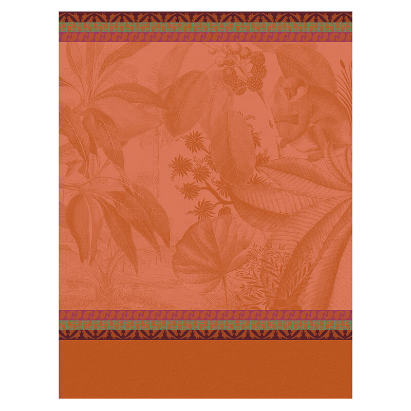 Torchon Voyage au Kerala Hibiscus 60x80 100% coton, , hi-res image number 0