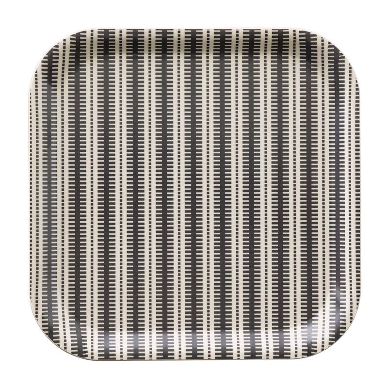 Plateau Dune Rayures Argile 20x20 100% Bois, , hi-res image number 1